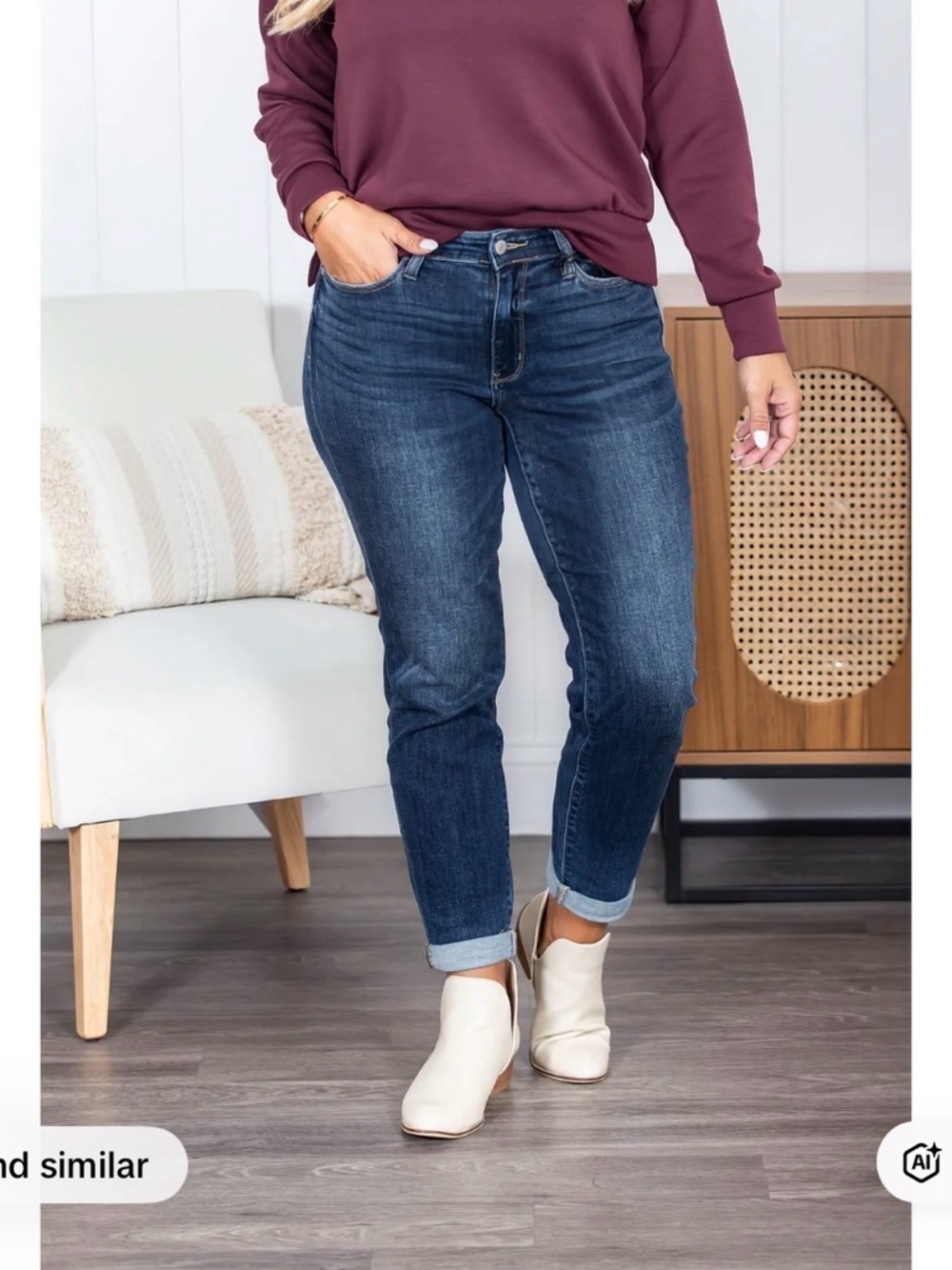 Judy Blue Boyfriend Fit Jeans